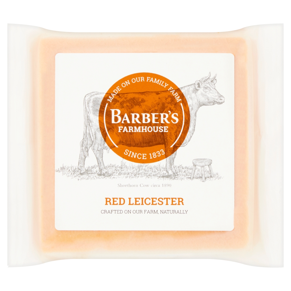 Barbers Red Leicester Por tions 12x200g General Group