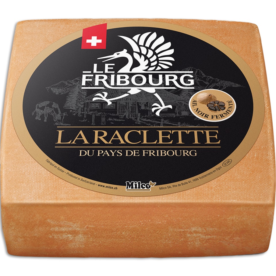 Milko Black Garlic Square Raclette Swiss