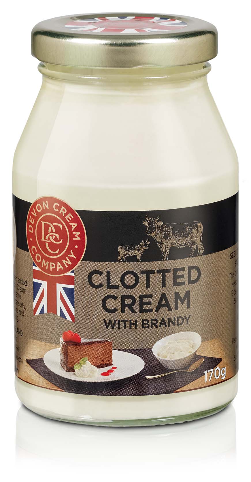 Clotted Cream Brandy Jar Devon Cream Co.12 x170g XMAS PRE ORDER