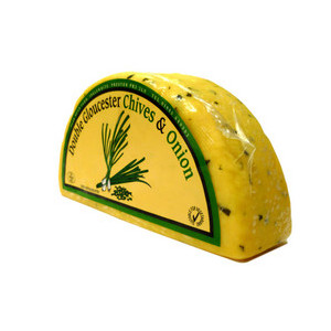 CL Double Gloucester Chives & Onion 1/2 Wheel 1.1kg
