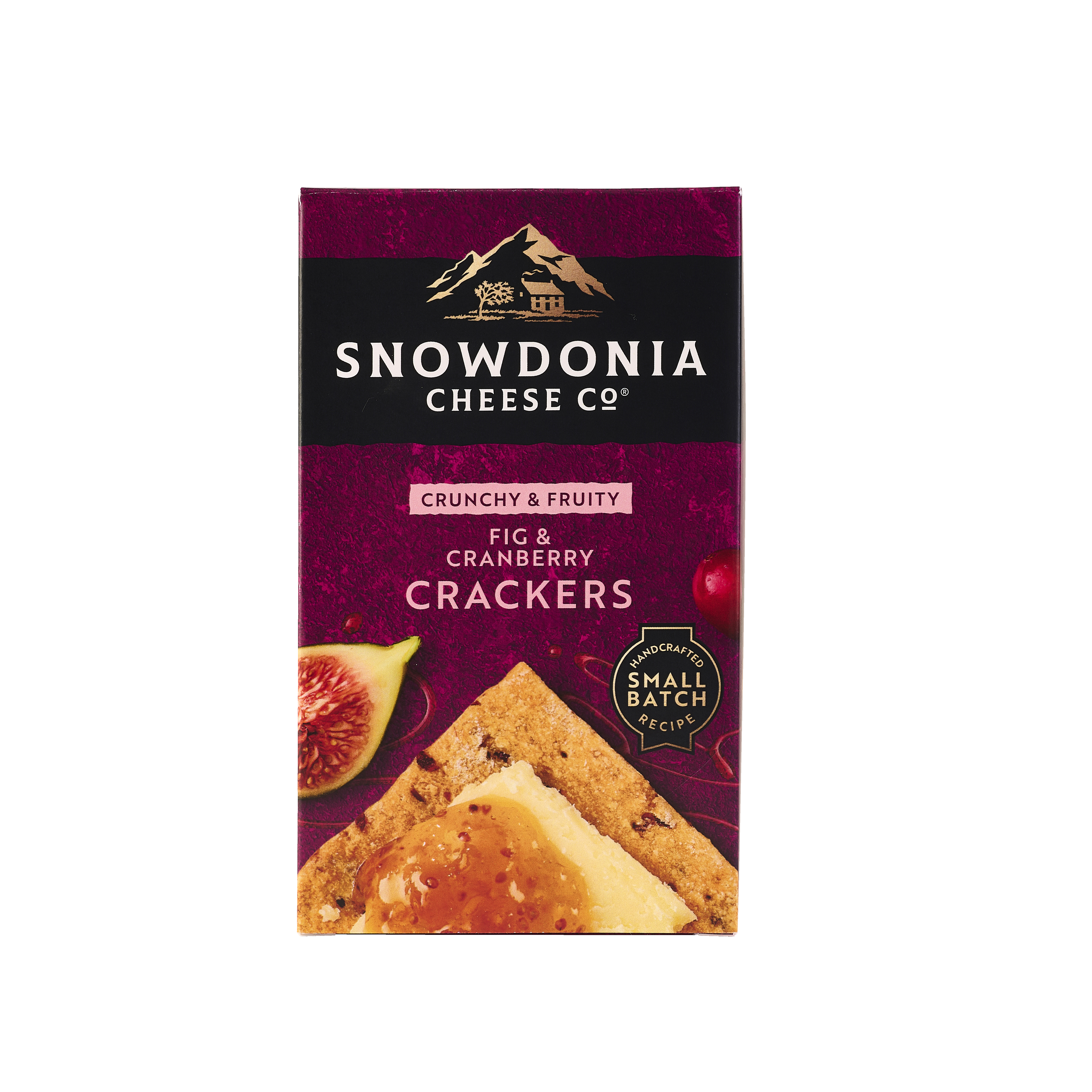 Snowdonia Fig & Cranberry Crackers 12x100g PRE ORDER PL4 (not on PL's)