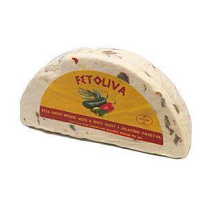 CL Fetoliva (Feta, Olive &amp; Jalapeno Pepper Mix) 1/2 Wheel 1.1kg