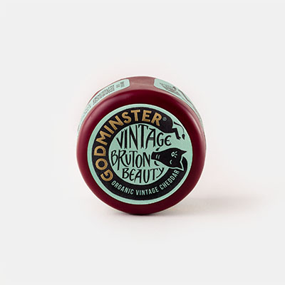 Godminster Organic Vintage Cheddar Round (Brunton Beauty) 200g