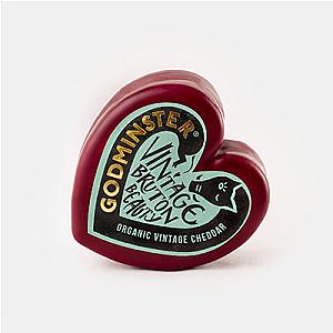 Godminster Organic Vintage Cheddar Hearts (Brunton Beauty) 400g