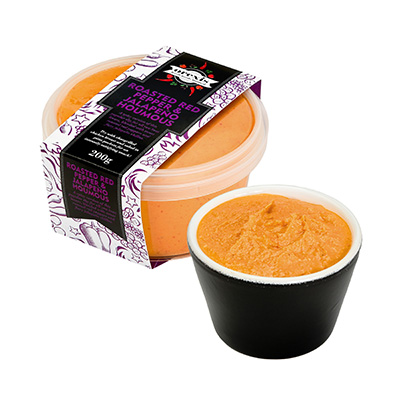 Houmous Red Pepper & Jalapeno 200g*