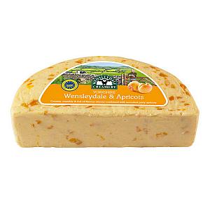 Hawes Wensleydale and Apricot Half Wheel 1.25kg
