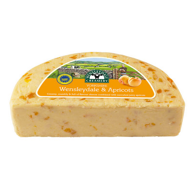 Hawes Wensleydale & Apricot 1/2 Wheel 1.25kg