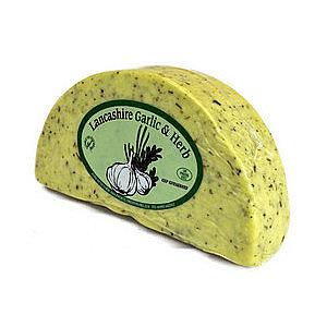 CL Lancashire Garlic &amp; Herbs 1/2 Wheel 1.1kg