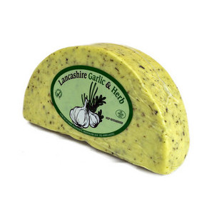 CL Lancashire Garlic & Herbs 1/2 Wheel 1.1kg