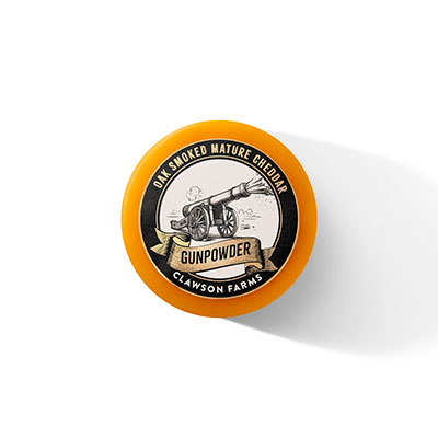 Long Clawson Gunpower Oak Smoked Mature Cheddar 6x200g