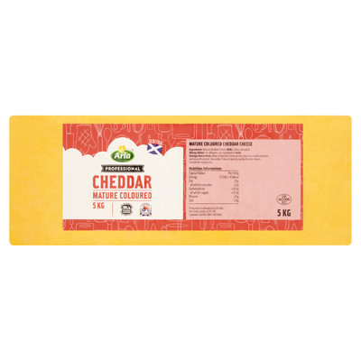 Arla Professional Scottish Mature Coloured Cheddar 5KG