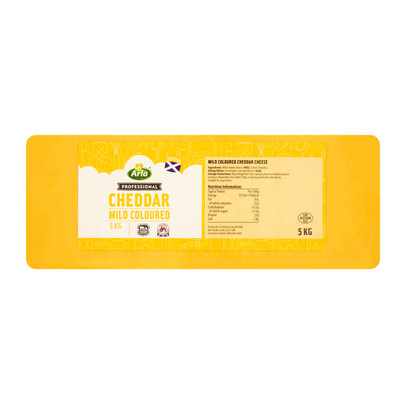 Arla Professional Scottish Mild Coloured Cheddar 5KG