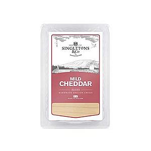 Singletons Mild White Cheddar Slices 10 x 150g