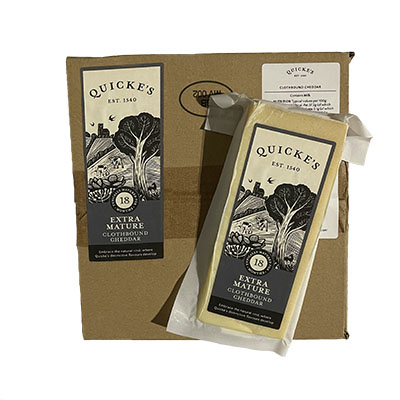 Quickes Extra Mature Cheddar 10x150g