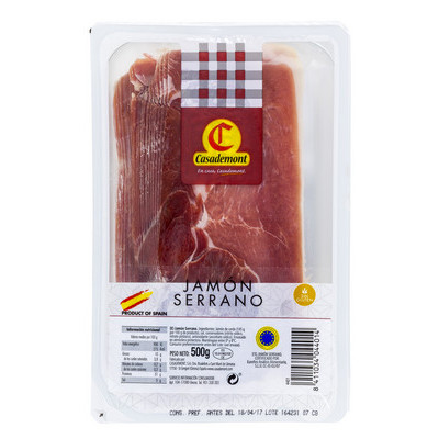 Sliced Serrano Ham 500g*