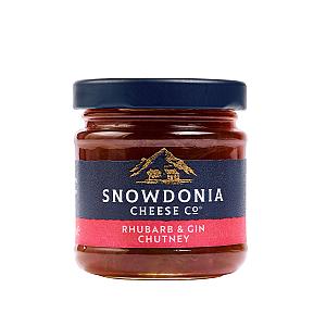 Snowdonia Rhubarb &amp; Gin Chutney 12x100g