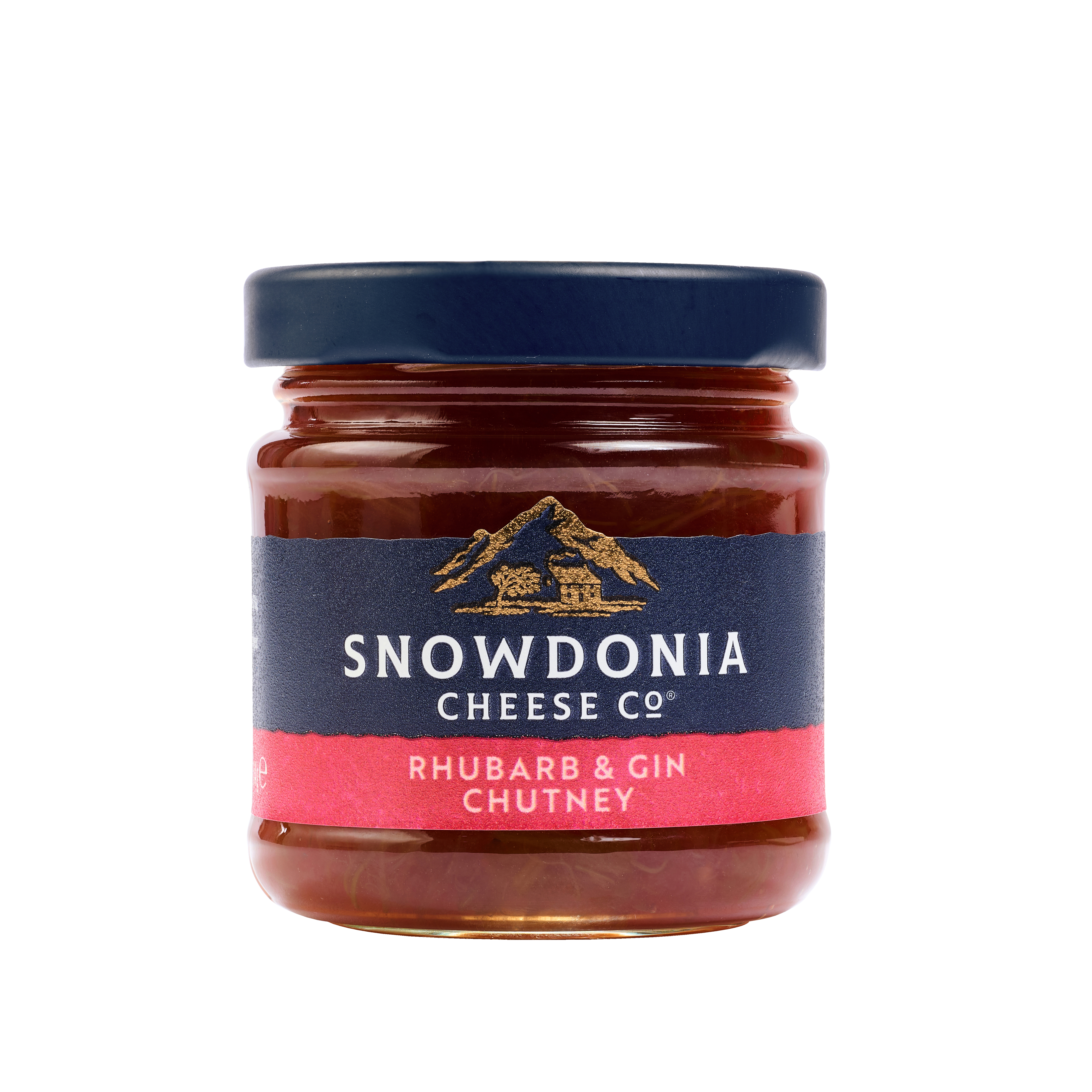 Snowdonia Rhubarb & Gin Chutney 12x100g