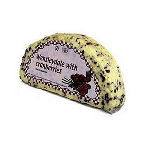 Wensleydale and Cranberry Half Wheel 1.1kg