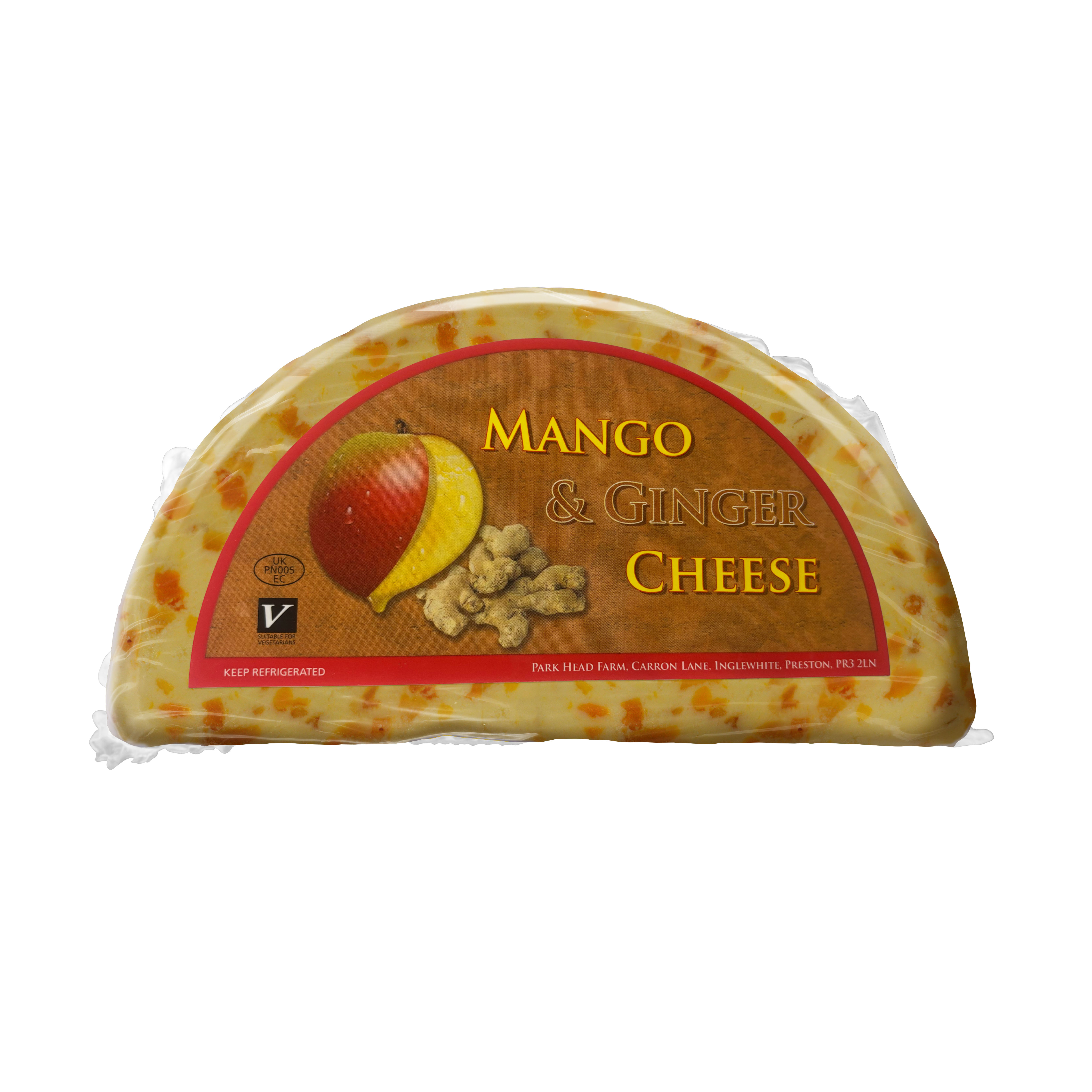 White Stilton Mango & Ginger 1/2 Wheel 1.1kg