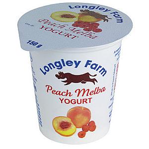 Longley Yogurt Peach Melba 6x150g