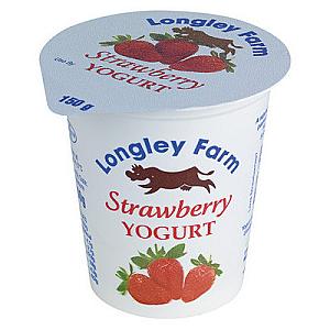 Longley Yogurt Strawberry 6x150g